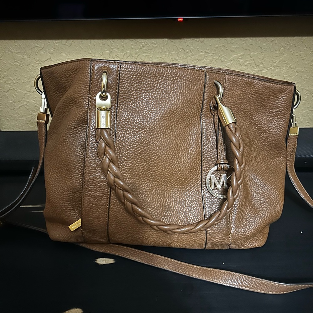 Tan Michael kors bag